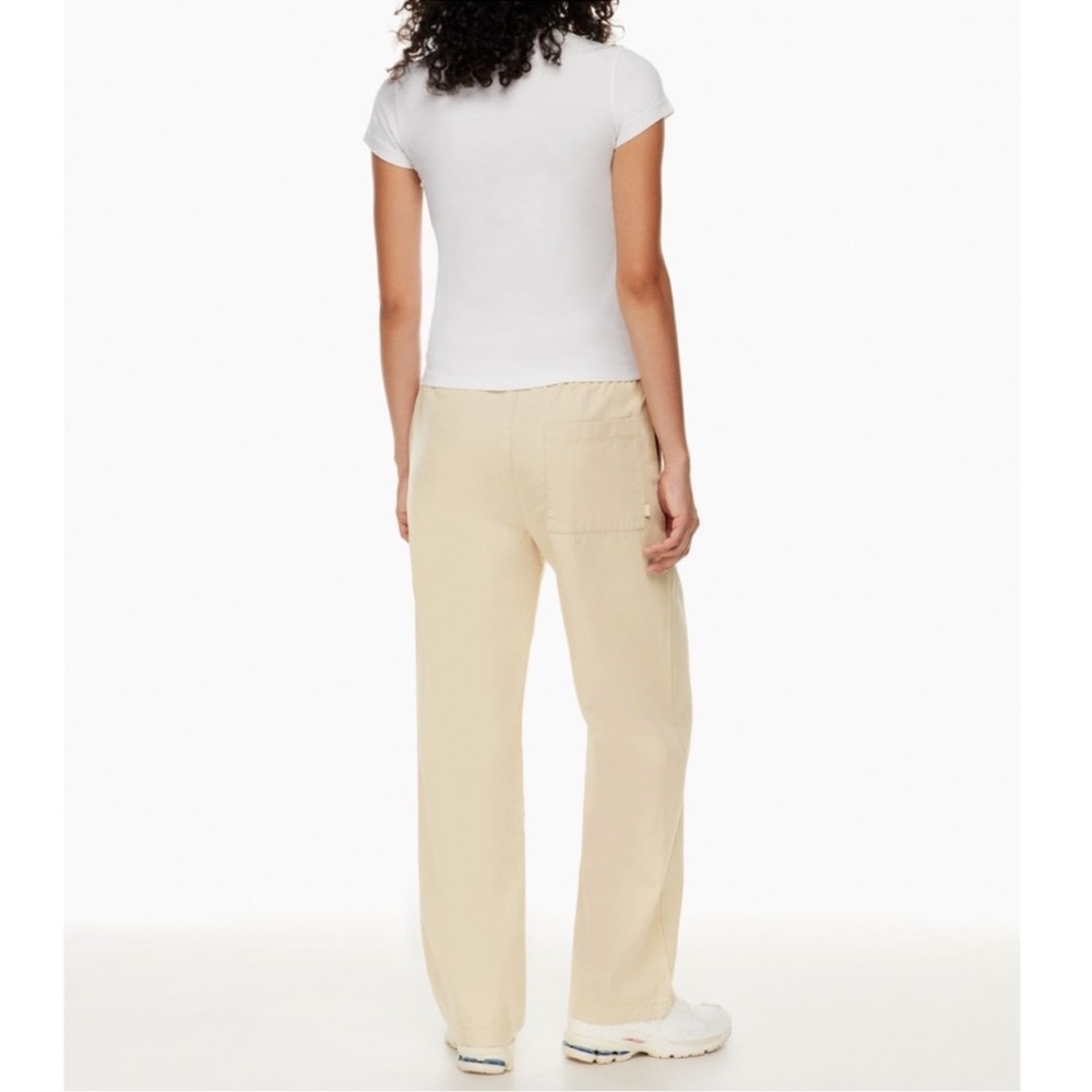 Aritzia TNA Christie Pants- Blue Cotton Straight - Picture 6 of 9